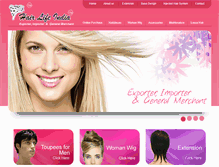 Tablet Screenshot of hairlifeindia.com
